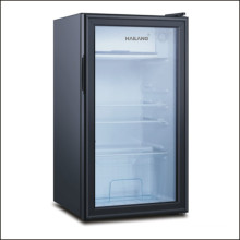 Mini escaparate vertical del refrigerador de la exhibición de bebidas